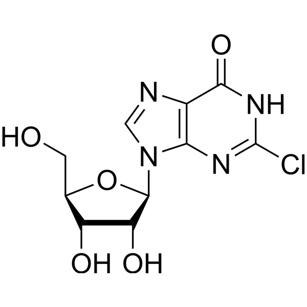 2-氯肌苷结构式