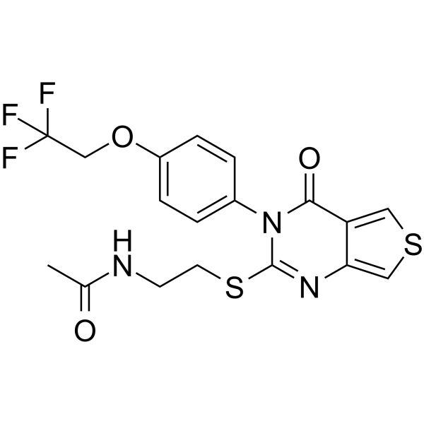 T3364366,可逆的脂肪酸去饱和酶1抑制剂结构式