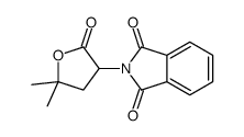 2-(5,5-dimethyl-2-oxooxolan-3-yl)isoindole-1,3-dione Structure