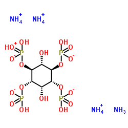 D-myo-Inositol-1,3,4,6-tetraphosphate (ammonium salt) Structure