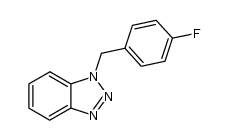 (4-Fluorophenyl)methyl-1H-benzotriazole Structure