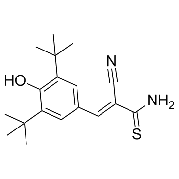 Tyrphostin AG 879 structure