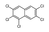 1,2,3,6,7-pentachloronaphthalene Structure