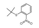 tert-butyl(2-nitrophenyl)sulfane Structure