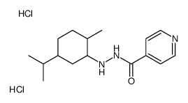 (2-methyl-5-propan-2-ylcyclohexyl)-(pyridin-1-ium-4-carbonylamino)azanium,dichloride结构式