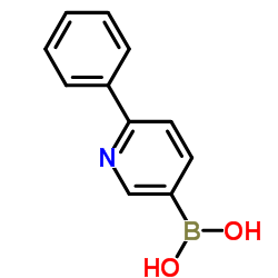 (6-Phenyl-3-pyridinyl)boronic acid Structure