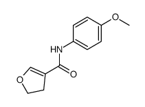 N-(4-methoxyphenyl)-4,5-dihydrofuran-3-carboxamide Structure