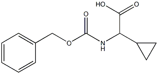 N-CBZ-RS-2-环丙基甘氨酸结构式