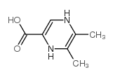 1,4-二氢-5,6-二甲基-吡嗪羧酸结构式
