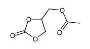 (2-oxo-1,3-dioxolan-4-yl)methyl acetate Structure