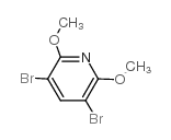 3,5-二溴-2,6-二甲氧基吡啶结构式