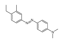 4-[(3-Methyl-4-ethylphenyl)azo]-N,N-dimethylbenzenamine Structure