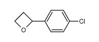 (dl)-2-(p-chlorophenyl)oxetane结构式