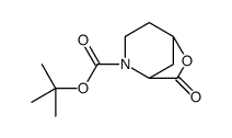 (1S,5R)-tert-Butyl 7-oxo-6-oxa-2-azabicyclo[3.2.1]octane-2-carboxylate structure