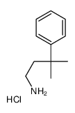 3-methyl-3-phenylbutan-1-amine,hydrochloride Structure