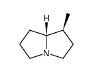 1H-Pyrrolizine,hexahydro-1-methyl-,(1S,7aR)-(9CI) Structure