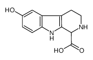 6-hydroxy-2,3,4,9-tetrahydro-1H-pyrido[3,4-b]indole-1-carboxylic acid结构式