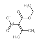 ethyl 3-methyl-2-nitro-but-2-enoate Structure