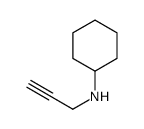 N-prop-2-yn-1-ylcyclohexanamine(SALTDATA: HCl 0.1H2O) structure