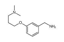 3-[3-(二甲基氨基)丙氧基]苄胺结构式