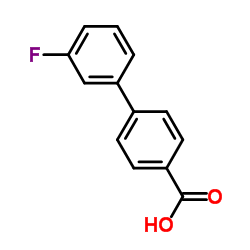 3-氟联苯-4-羧酸结构式
