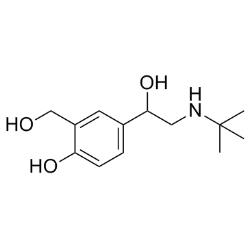 沙丁胺醇结构式
