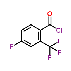 4-Fluoro-2-(trifluoromethyl)benzoyl chloride Structure