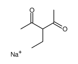 3-ethylpentane-2,4-dione, monosodium salt结构式