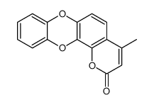 4-methylpyrano[2,3-a]oxanthren-2-one结构式