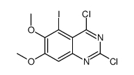 2,4-dichloro-5-iodo-6,7-dimethoxyquinazoline结构式