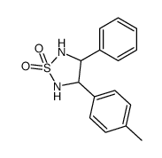 3-phenyl-4-(p-tolyl)-1,2,5-thiadiazolidine 1,1-dioxide结构式