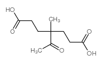 4-乙酰-4-甲基庚二酸结构式