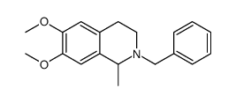 (1S)-1,2,3,4-Tetrahydro-6,7-dimethoxy-1-methyl-2-(phenylmethyl)isoquinoline Structure