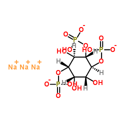 L-肌醇-1,4,5-三磷酸钠盐结构式
