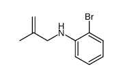 2-bromo-N-(2-methylallyl)aniline Structure