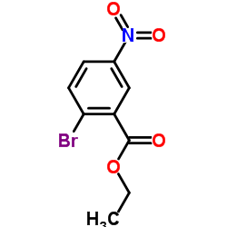 2-溴-5-硝基苯甲酸乙酯结构式
