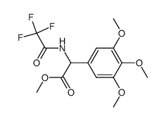 methyl 2-(2,2,2-trifluoroacetamido)-2-(3,4,5-trimethoxyphenyl)acetate Structure