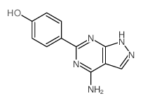 4-(5-amino-2,4,8,9-tetrazabicyclo[4.3.0]nona-1,4,6-trien-3-ylidene)cyclohexa-2,5-dien-1-one Structure