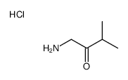 1-amino-3-methylbutan-2-one,hydrochloride结构式