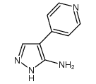 4-吡啶-4-基-2H-吡唑-3-胺结构式
