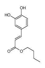 3-(3,4-二羟基苯基)丙烯酸丁酯结构式