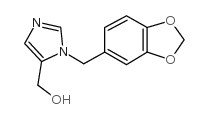 (3-苯并[1,3]二氧代-5-甲基-3H-咪唑-4-基)-甲醇结构式