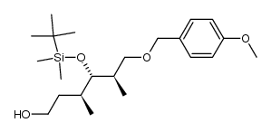(3S,4S,5R)-4-((tert-butyldimethylsilyl)oxy)-6-((4-methoxybenzyl)oxy)-3,5-dimethylhexan-1-ol Structure