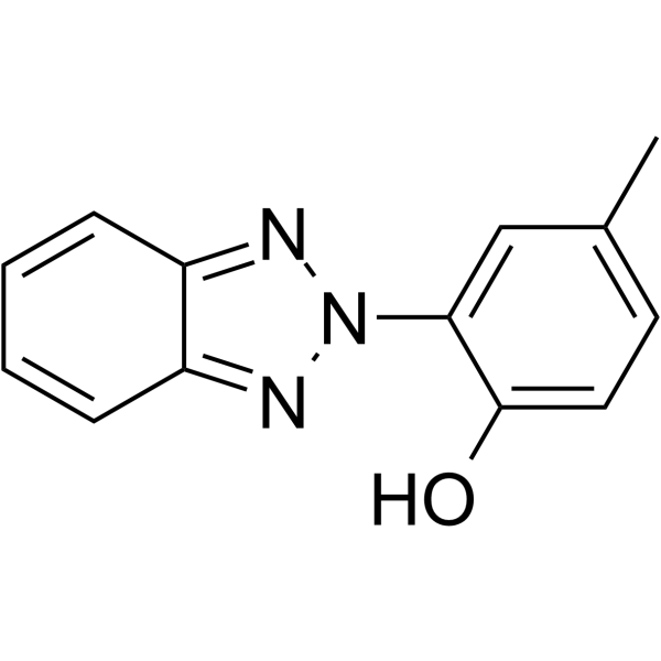 2-(2-羟基-5-苯甲基)苯并三唑结构式