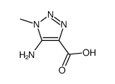 5-amino-1-methyltriazole-4-carboxylic acid Structure