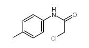 2-氯-N-(4-碘苯基)乙酰胺结构式