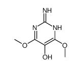 2-氨基-4,6-二甲氧基-5-羟基嘧啶结构式
