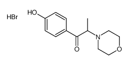 1-(4-hydroxyphenyl)-2-morpholin-4-ylpropan-1-one,hydrobromide结构式