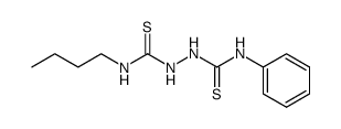 1-butyl-6-phenyl-2,5-dithiobiurea结构式