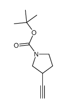 1-Boc-3-炔基吡咯烷结构式